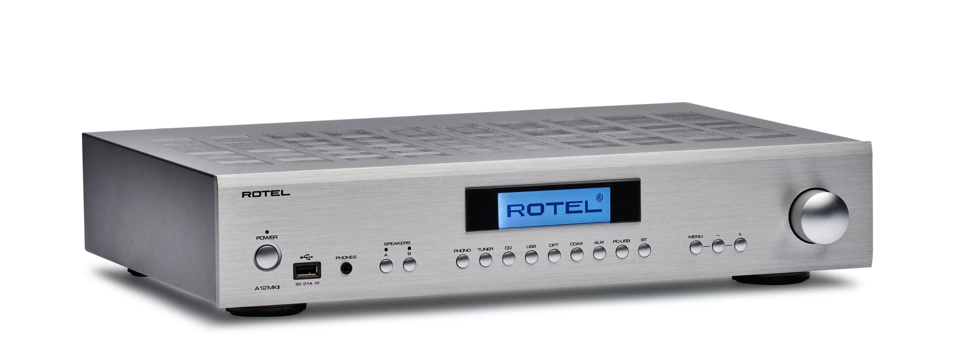 Rotel A12MKII Silver Amplificador Integrado Estereofónico