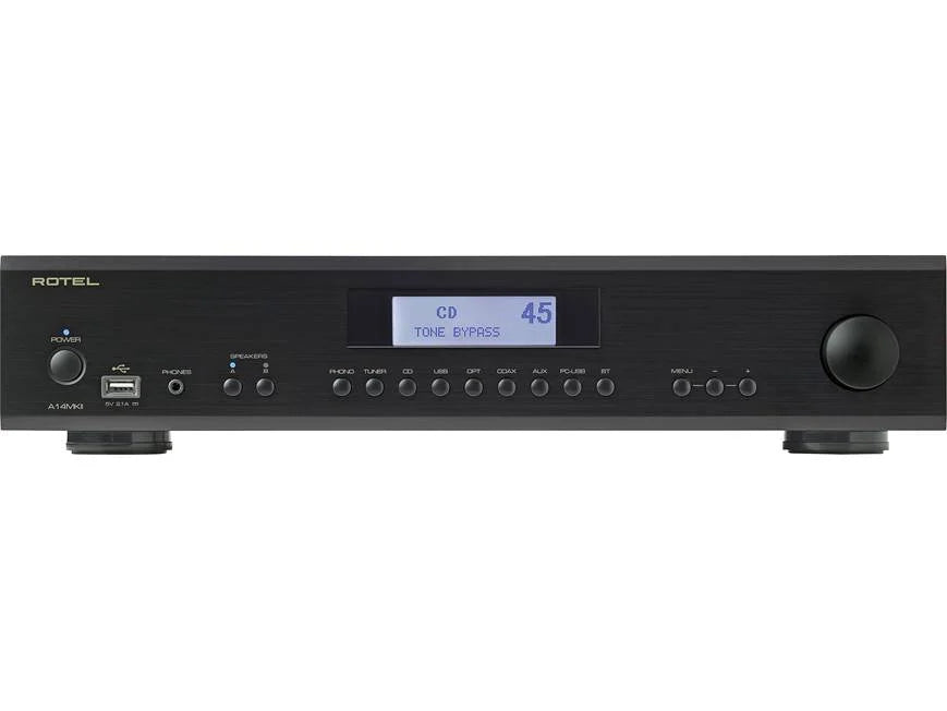 Rotel A14MKII Black Amplificador Integrado Estereofónico