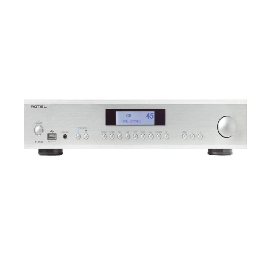 Rotel A14MKII Silver Amplificador Integrado Estereofónico