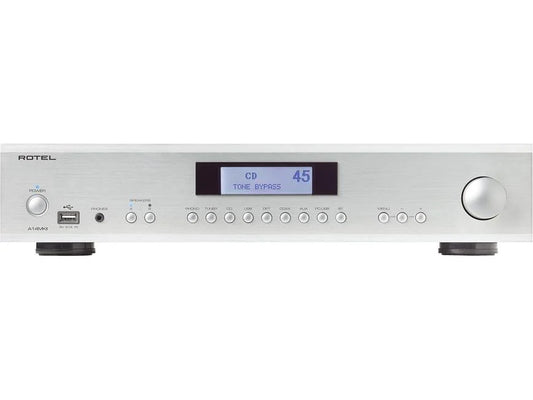 Rotel A14MKII Silver Amplificador Integrado Estereofónico