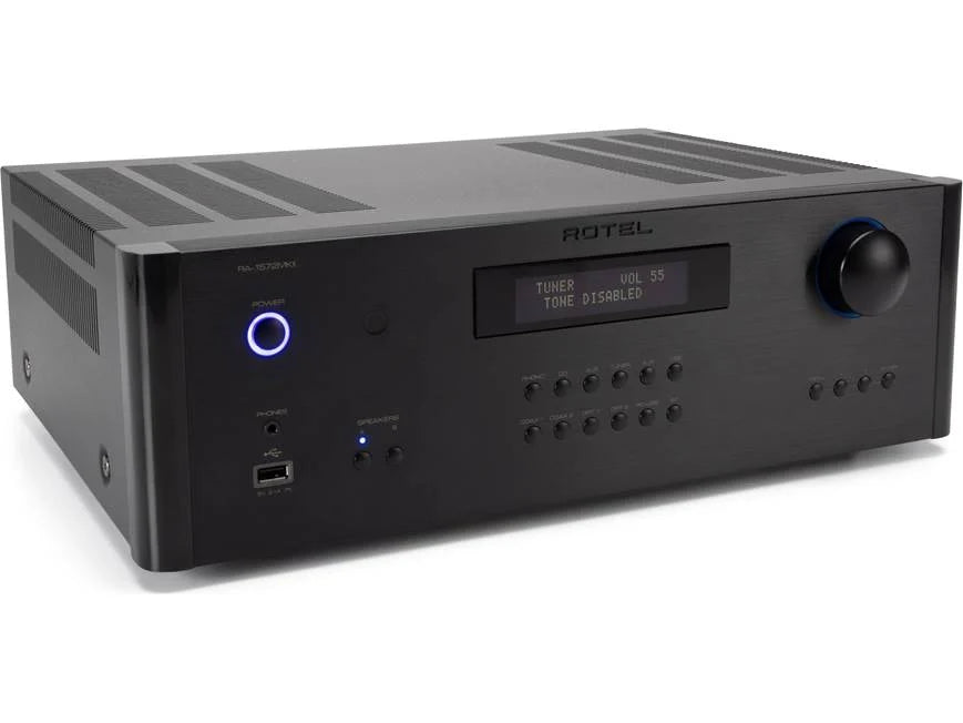 Rotel RA-1572MKII Black Amplificador Integrado Estereofónico