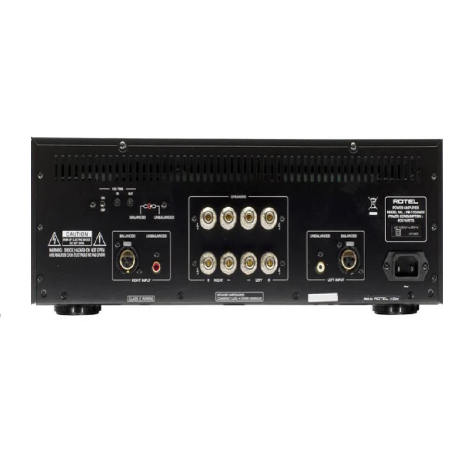 Rotel RB-1552 MKII Black Amplificador de Potencia Estéreo