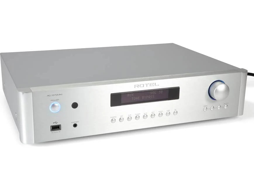 Rotel RC-1572MKII Silver Preamplificador Estéreo de Alta Fidelidad