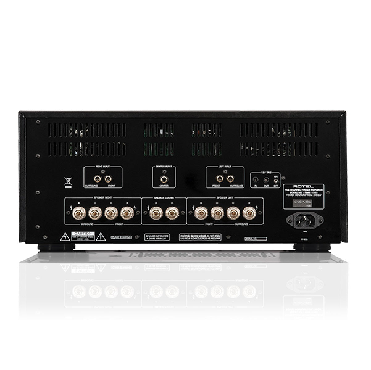 Rotel RMB-1555 Black Amplificador de Potencia Multicanal