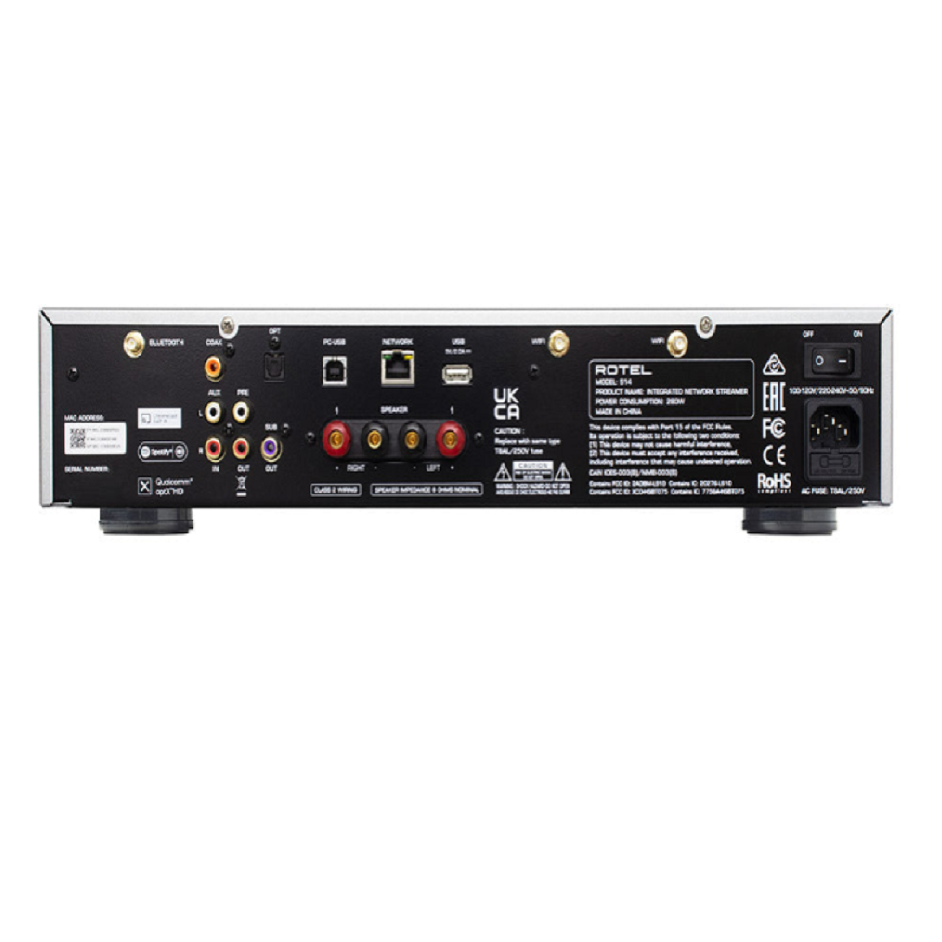 Rotel S14 Amplificador Integrado con Conectividad a Redes 