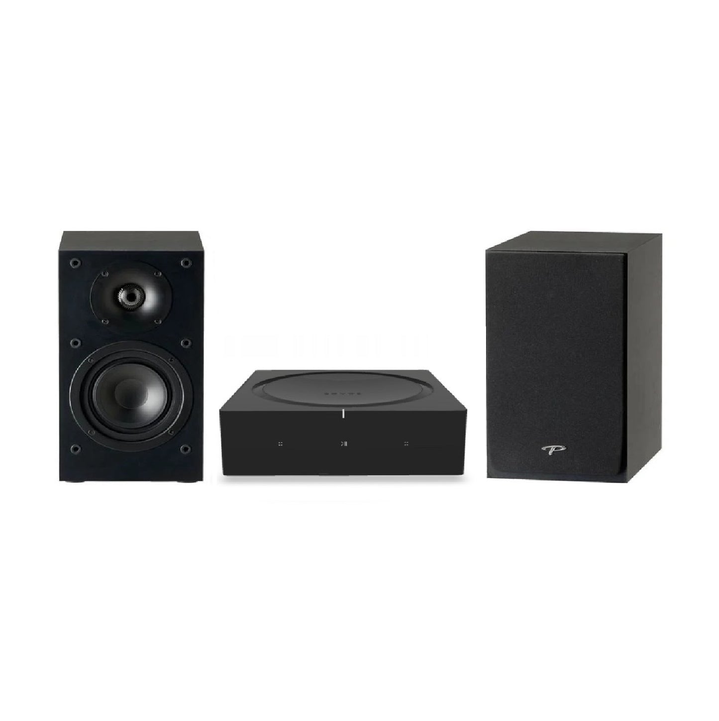 Paquete Estéreo Streaming: Paradigm Monitor Atom SE + Sonos Amp