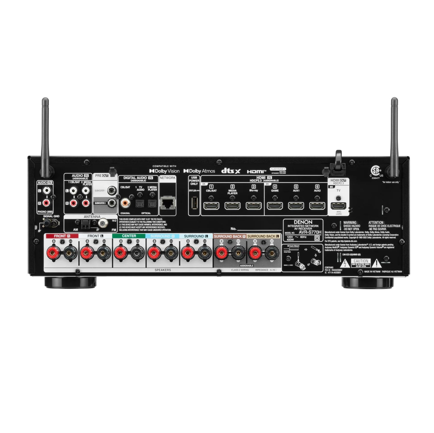 AVR-S770H - Receptor AV 7.2 Canales