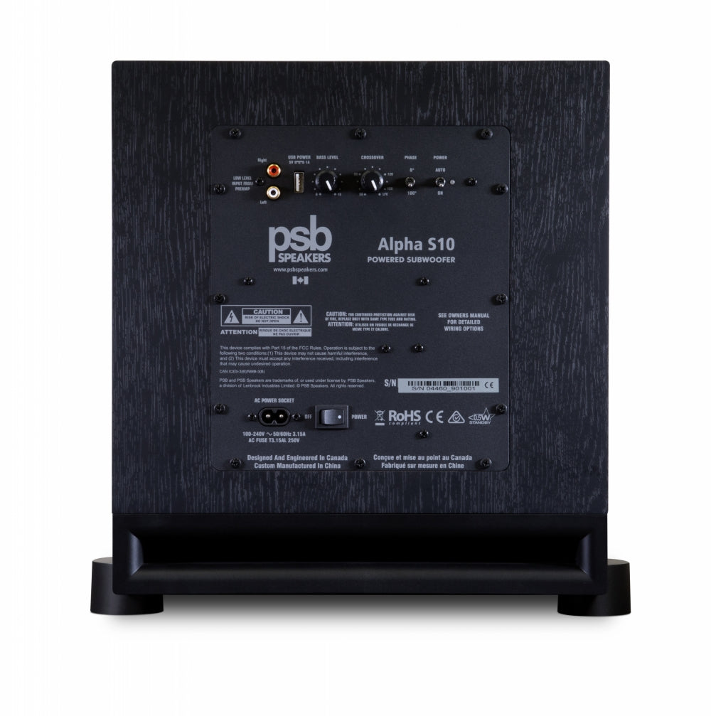 Alpha S10 - Subwoofer Activo