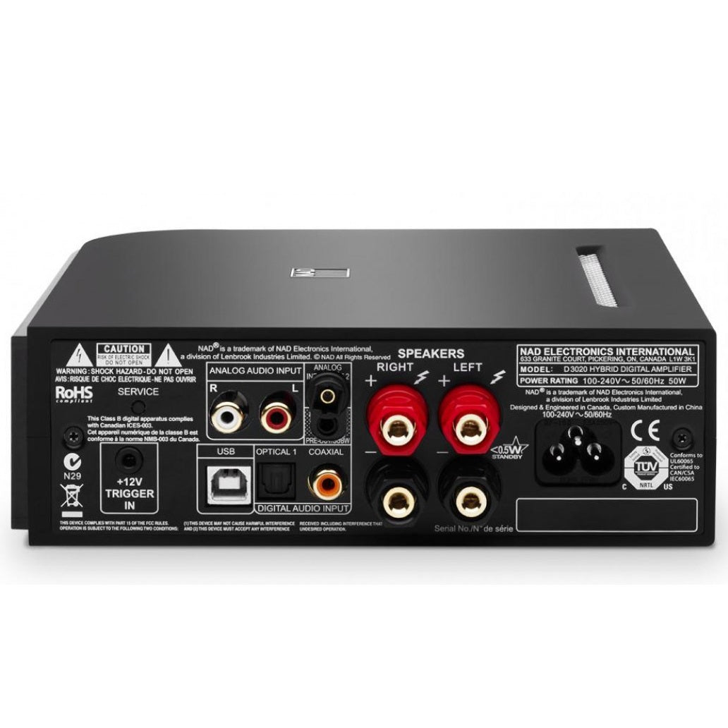 Amplificador Esteréo, NAD D 3020 - Jupitronic Tienda en Linea