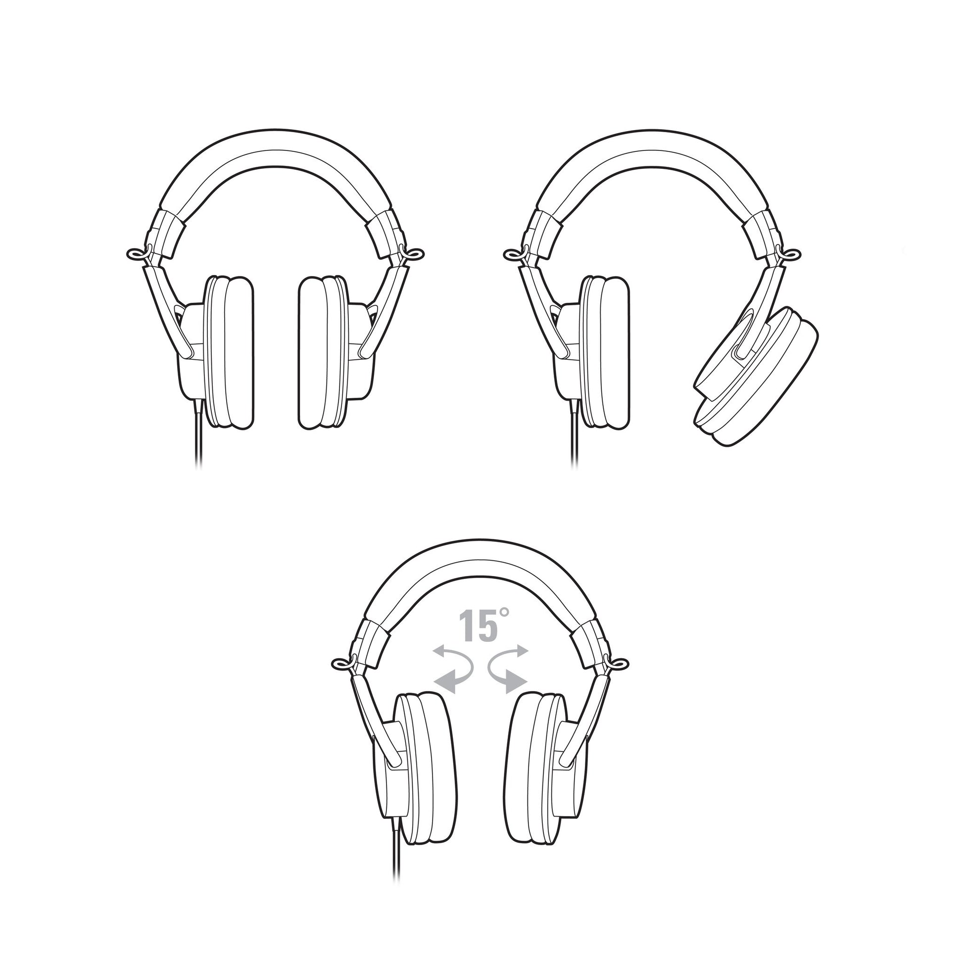 Audífonos Profesionales, Audio-Technica ATH-M20X - Jupitronic Tienda en Linea