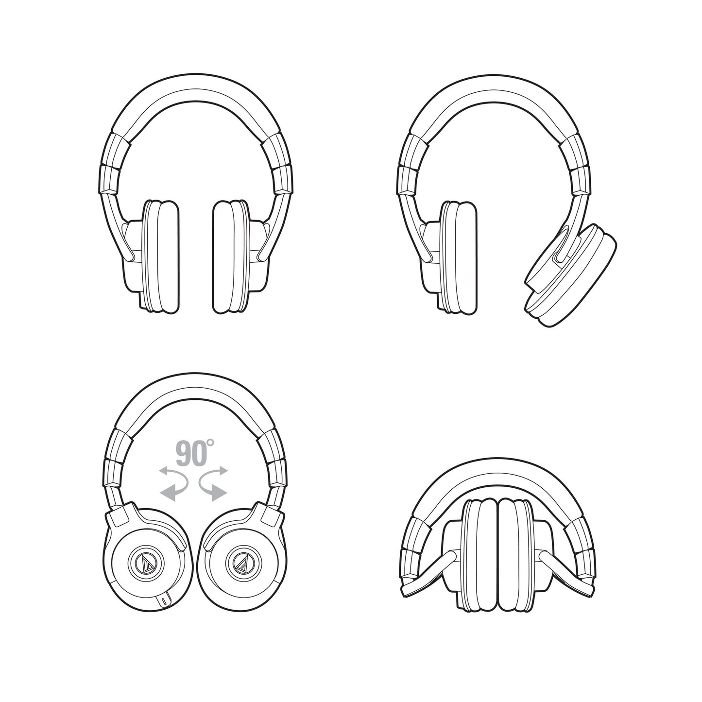 Audífonos Profesionales, Audio-Technica ATH-M40X - Jupitronic Tienda en Linea
