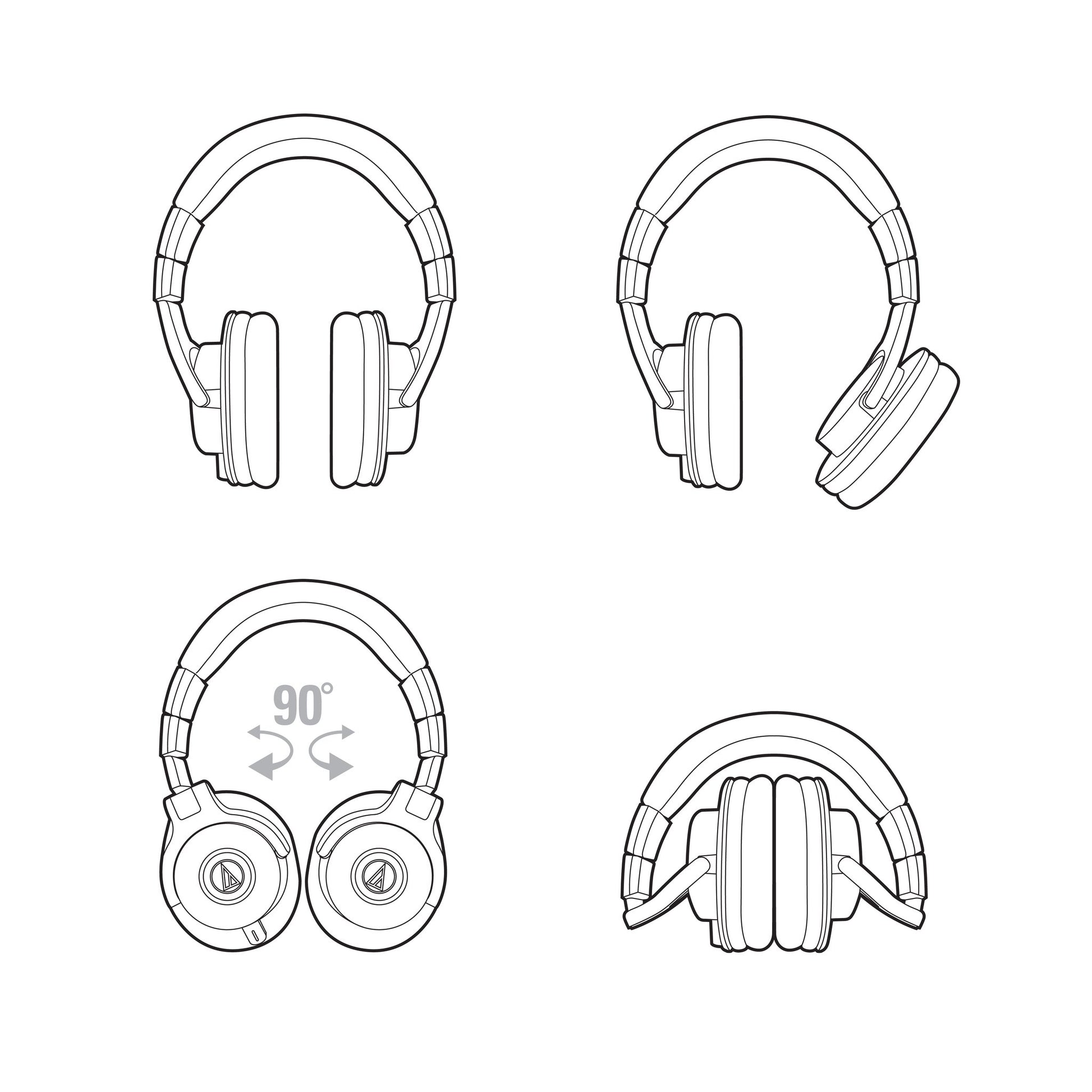 Audífonos Profesionales, Audio-Technica ATH-M40X - Jupitronic Tienda en Linea