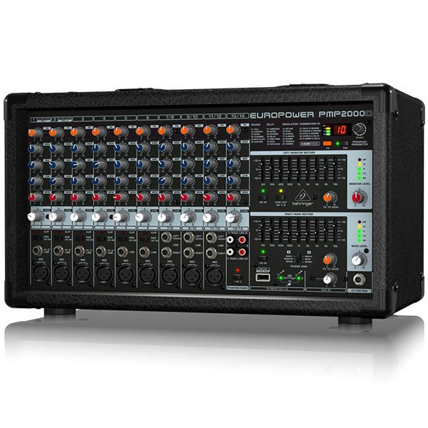 Consola Amplificada, Behringer PMP2000D - Jupitronic Tienda en Linea