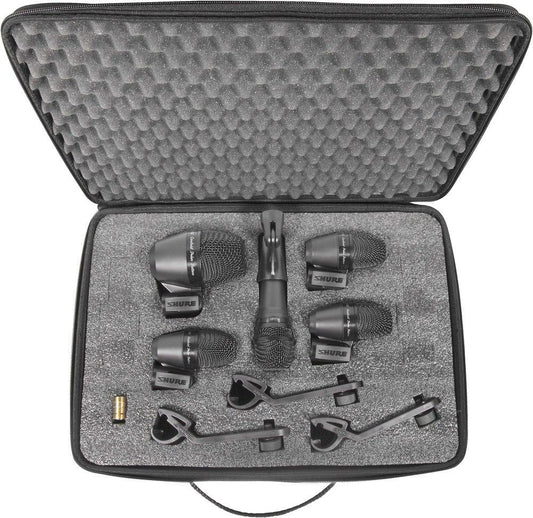 Kit de 5 Micrófonos Para Batería, Shure PGADRUMKIT5 - Jupitronic Tienda en Linea