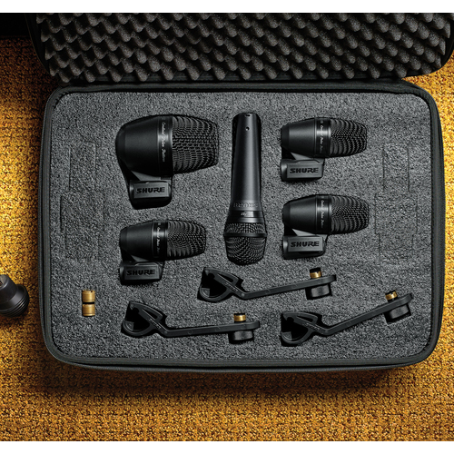 Kit de 5 Micrófonos Para Batería, Shure PGADRUMKIT5 - Jupitronic Tienda en Linea
