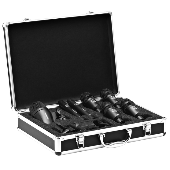 Kit de 7 Micrófonos para Batería, AKG Drum Set Session I - Jupitronic Tienda en Linea