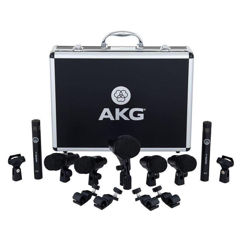 Kit de 7 Micrófonos para Batería, AKG Drum Set Session I - Jupitronic Tienda en Linea