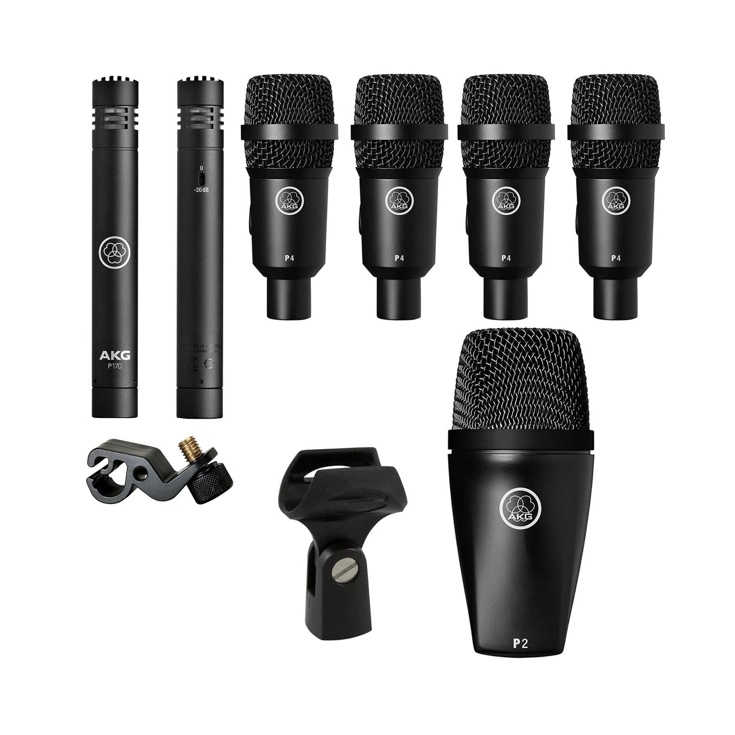 Kit de 7 Micrófonos para Batería, AKG Drum Set Session I - Jupitronic Tienda en Linea