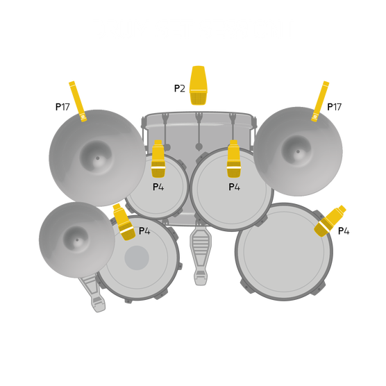 Kit de 7 Micrófonos para Batería, AKG Drum Set Session I - Jupitronic Tienda en Linea