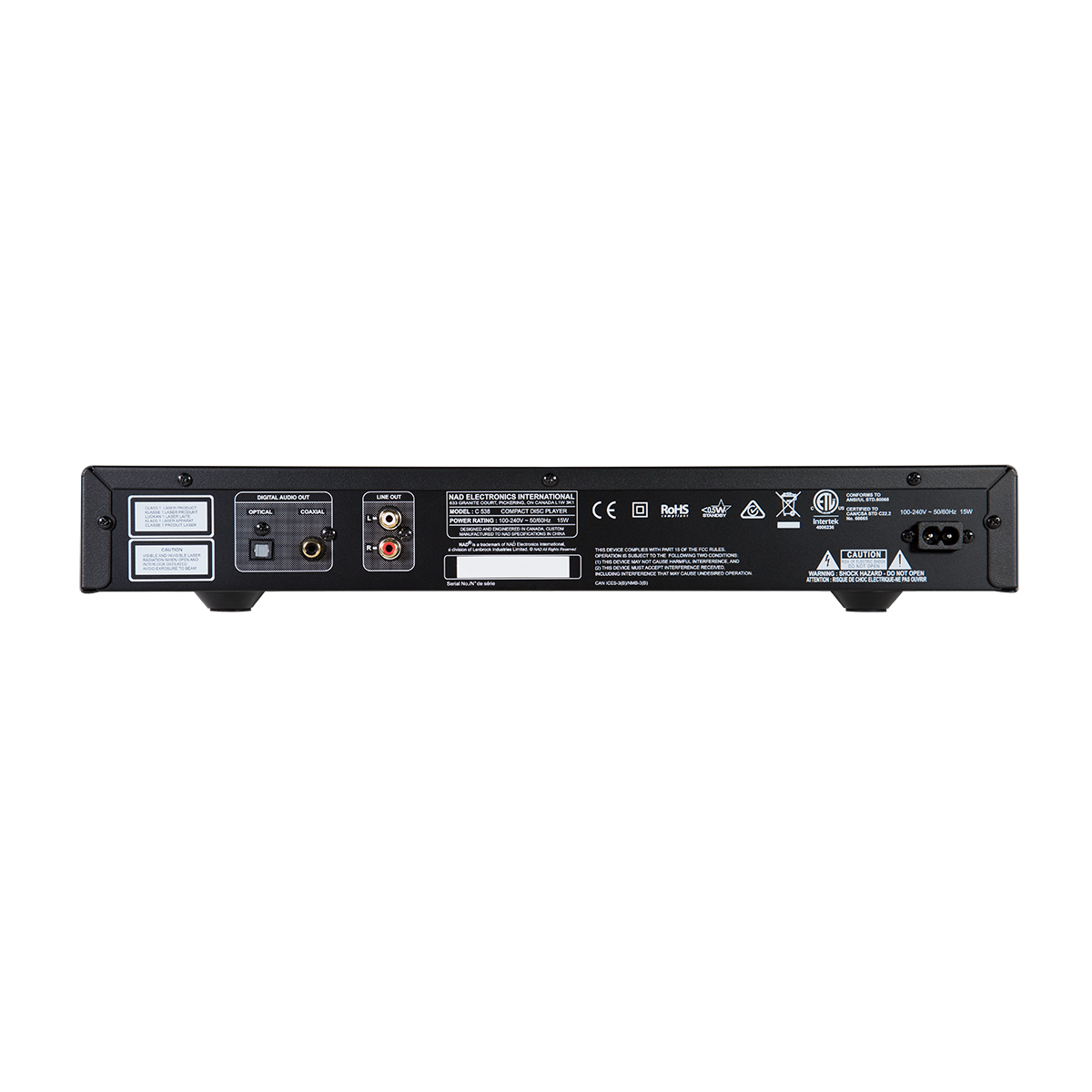 C 538 - Reproductor de CD