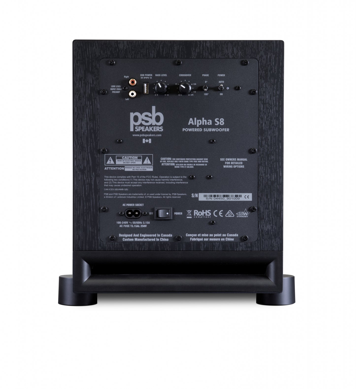 Alpha S8 - Subwoofer Activo
