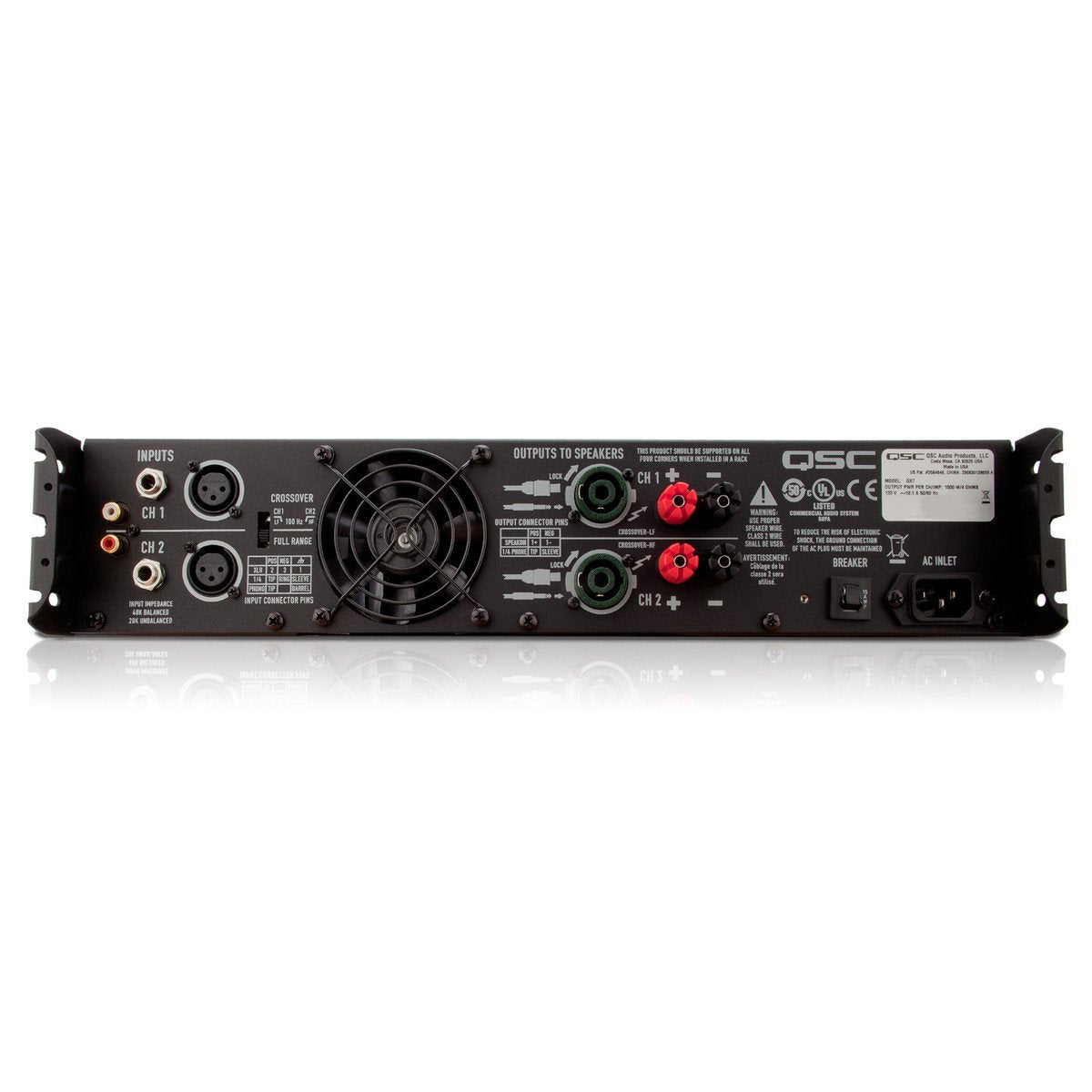 QSC GX5 Amplificador de Potencia Profesional 