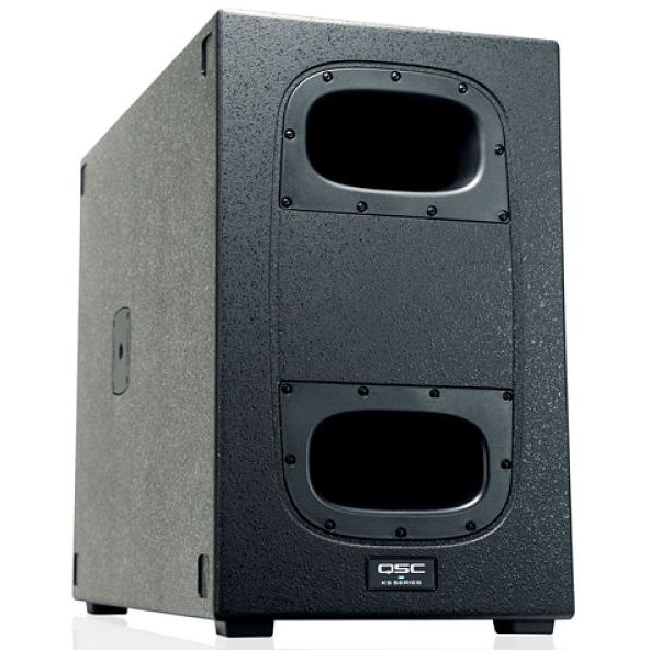 QSC KS212C Black Subwoofer Amplificado Activo 2x12"
