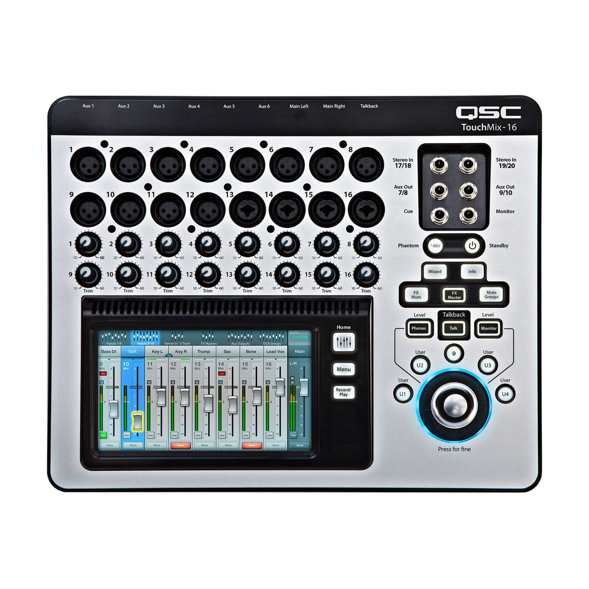 QSC TouchMix-16 Mezcladora Digital Compacta con 16 canales