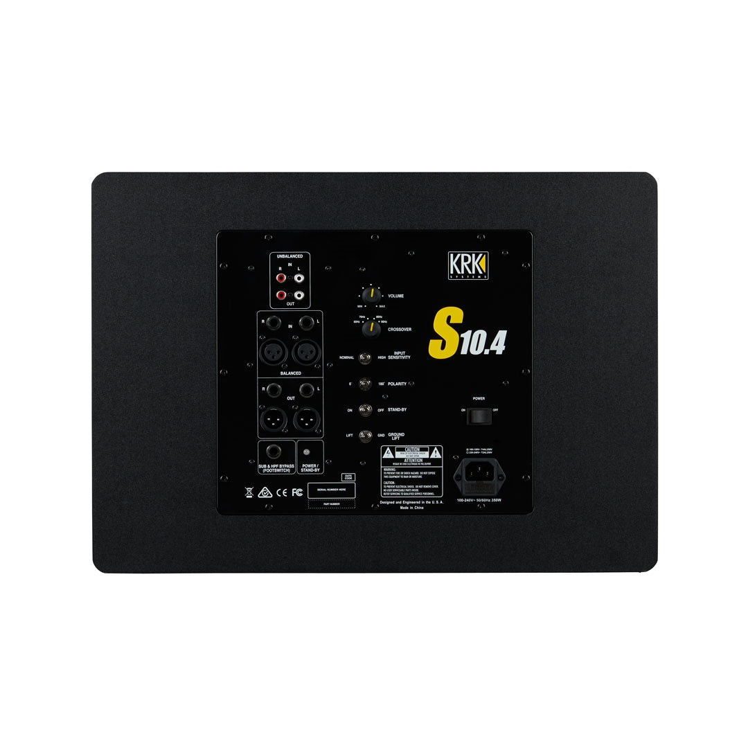 Subwoofer Activo 10", KRK 10s.4 - Jupitronic Audio Establishment