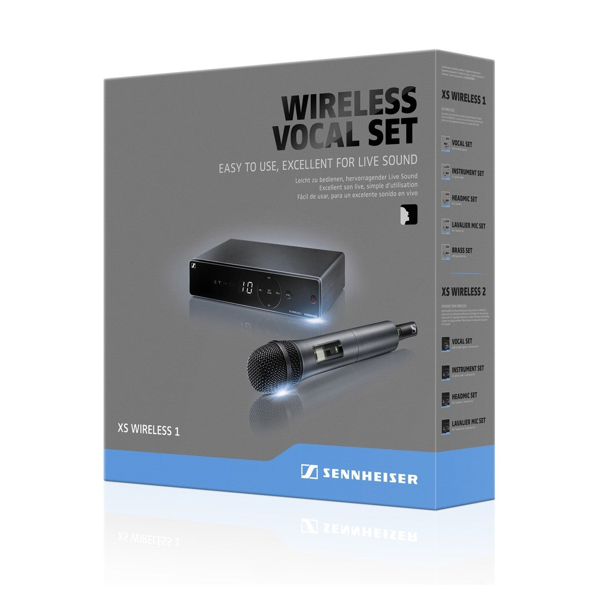 Micrófono inalámbrico de mano, Sennheiser XSW1-825 - Jupitronic Tienda en Linea