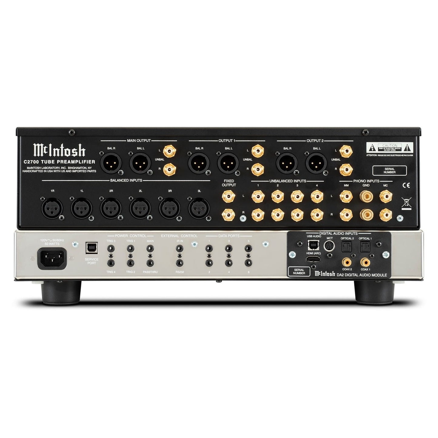 Pre Amplificador Estéreo de bulbos, McIntosh C2700