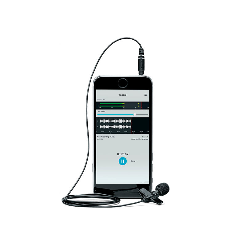 Micrófono lavalier, Shure MVL - Jupitronic Tienda en Linea