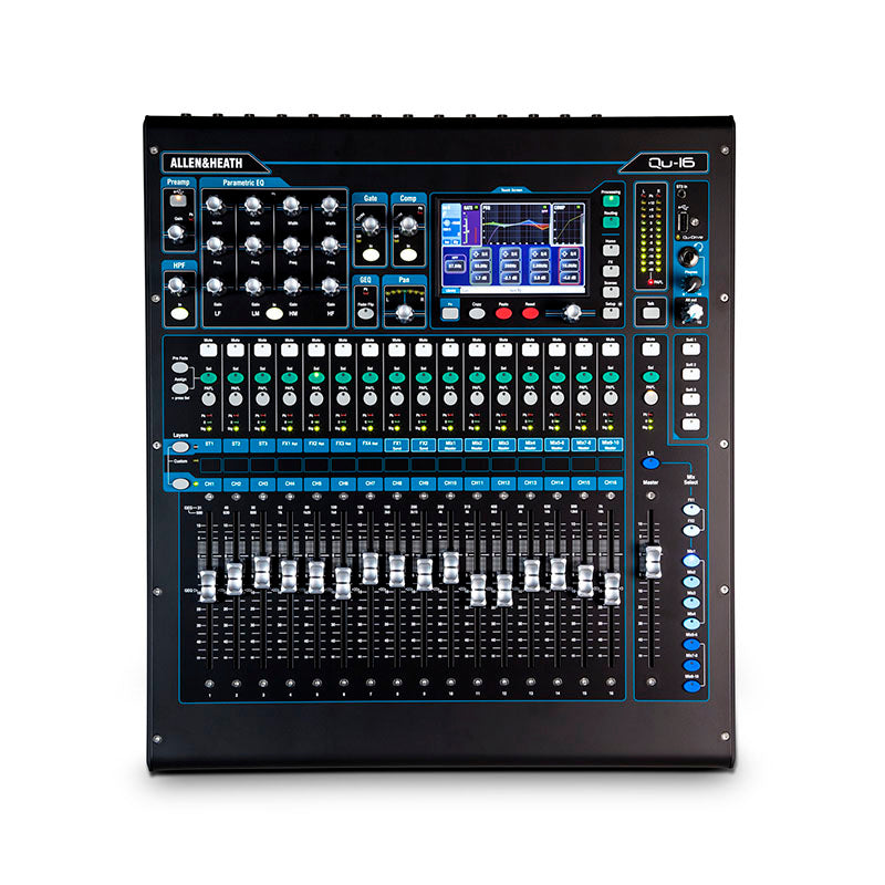 Mezcladora Digital, Allen & Heath QU-16 - Jupitronic Tienda en Linea