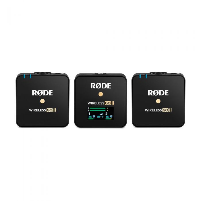 Sistema Doble Digital de Micrófono Inalámbrico, RODE Wireless GO II Dual - Jupitronic Audio Establishment