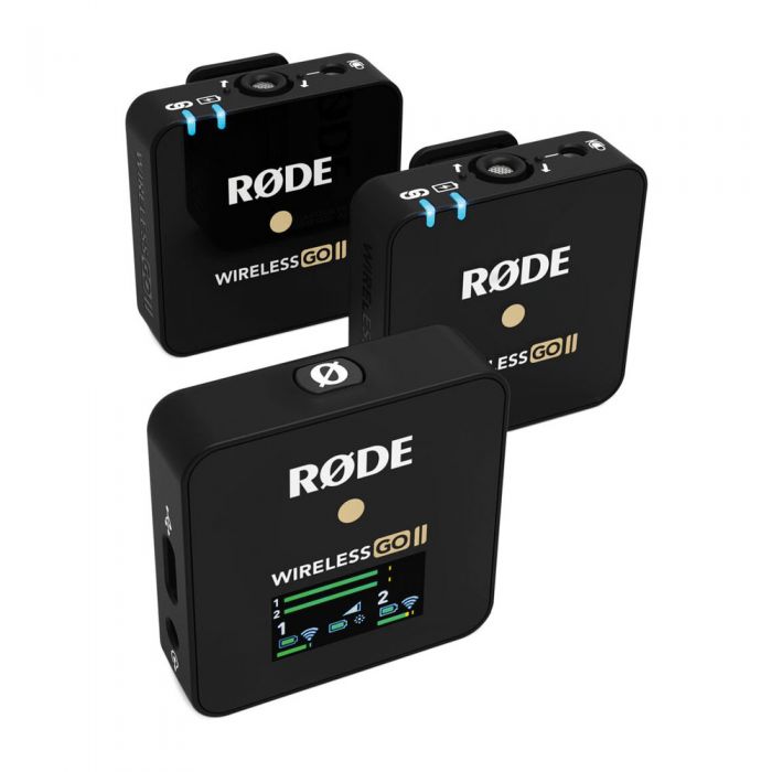 Sistema Doble Digital de Micrófono Inalámbrico, RODE Wireless GO II Dual - Jupitronic Audio Establishment