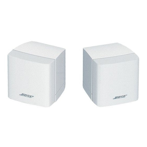 FS3 Surface-Mount Satellites - Par de Bocinas de Muro