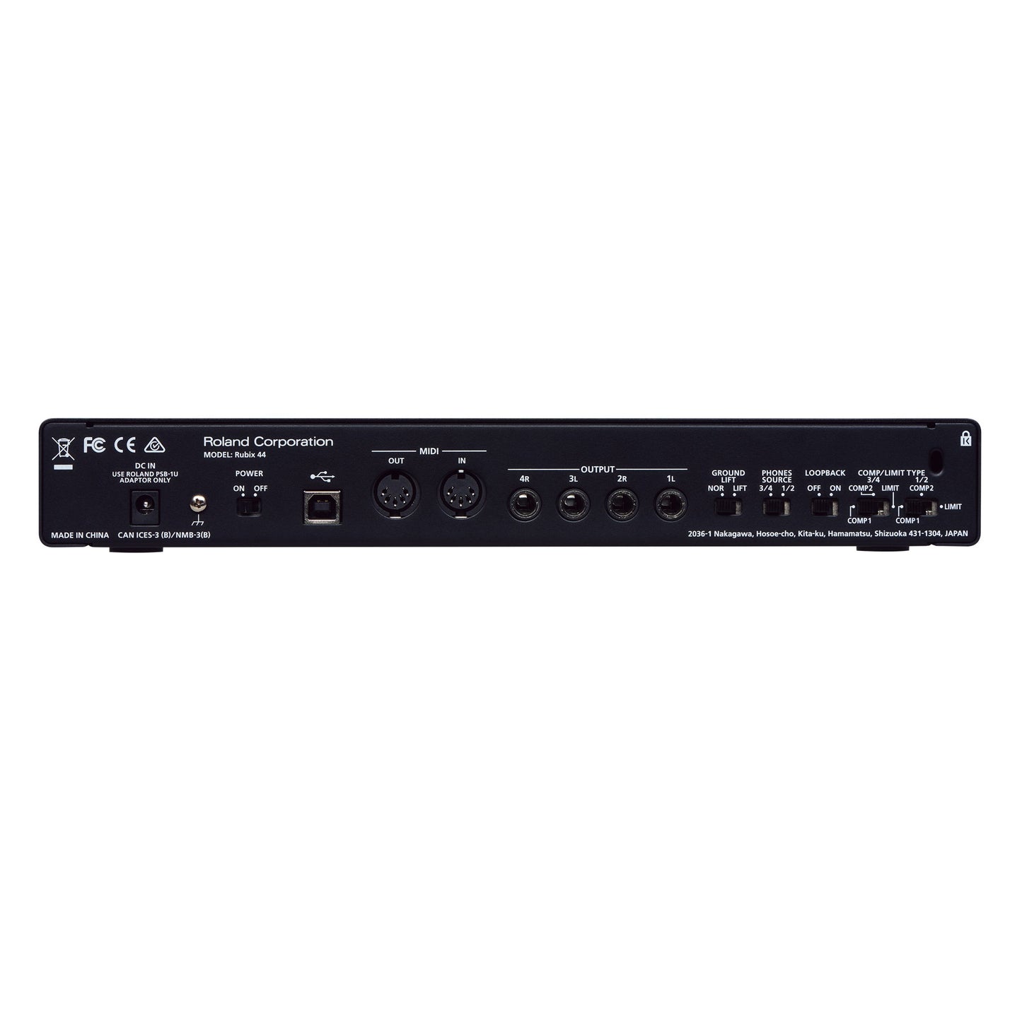 Interfase de audio USB, Roland Rubix44 - Jupitronic Tienda en Linea