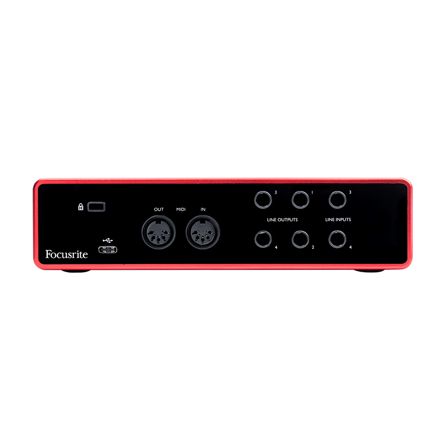 Scarlett 4i4 Gen. 3 - Interfase de audio