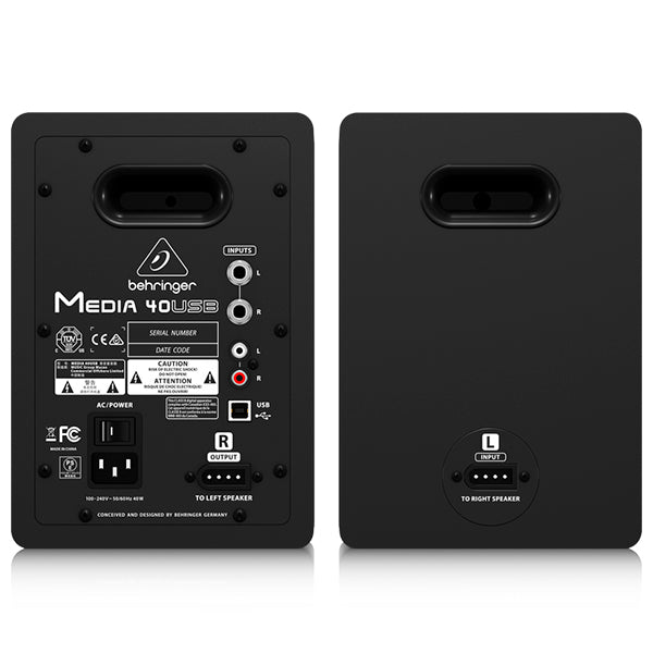 Monitores Digitales, Behringer MEDIA 40USB - Jupitronic Tienda en Linea