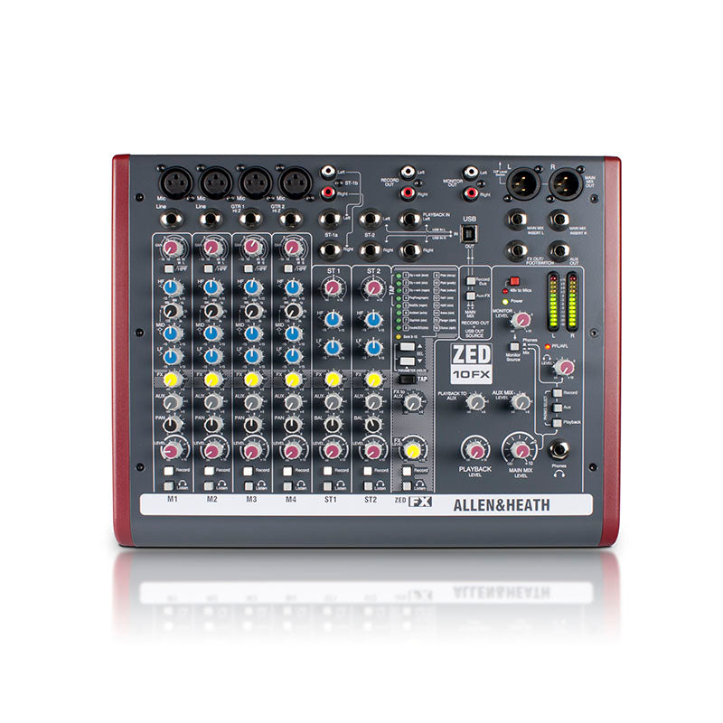 Mezcladora, Allen & Heath ZED 10FX - Jupitronic Tienda en Linea